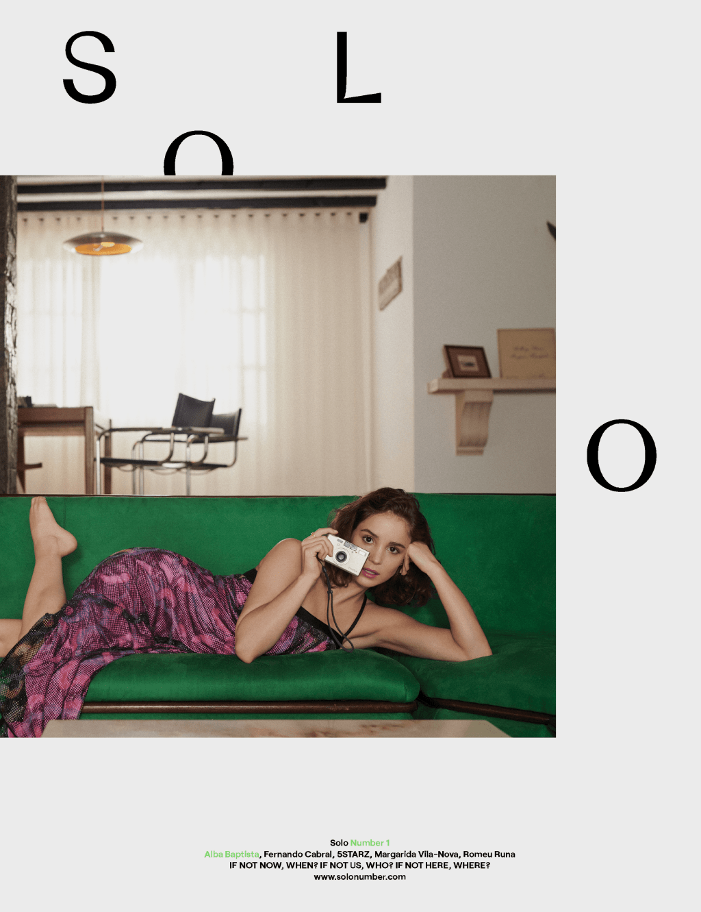 SOLO cover story Alba&nbsp;Baptista